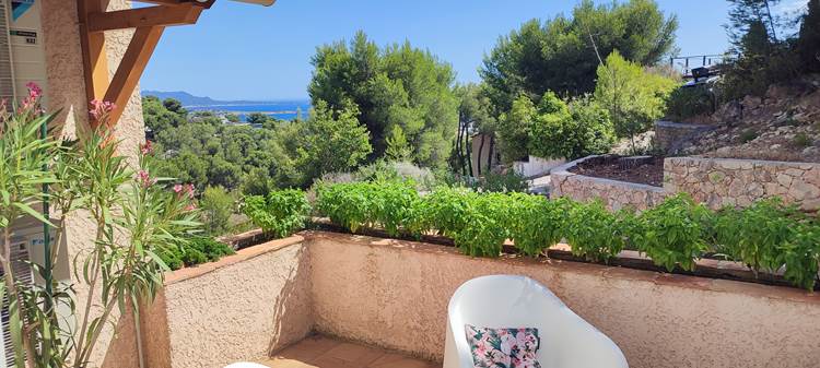 Terrasse vue mer