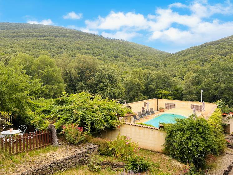 Piscine vue d'en haut
