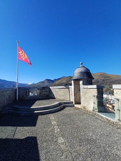 Le cavalier sud, château de Lourdes