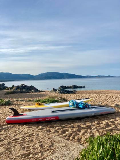 Abbartello paddle vers Campomoro Calanca fev 2025