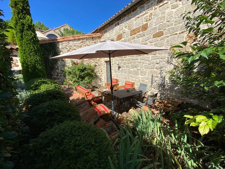 Terrasse privative chambre Arkas