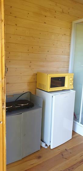 cabane ecolodge - cabane de douche / kitchenette