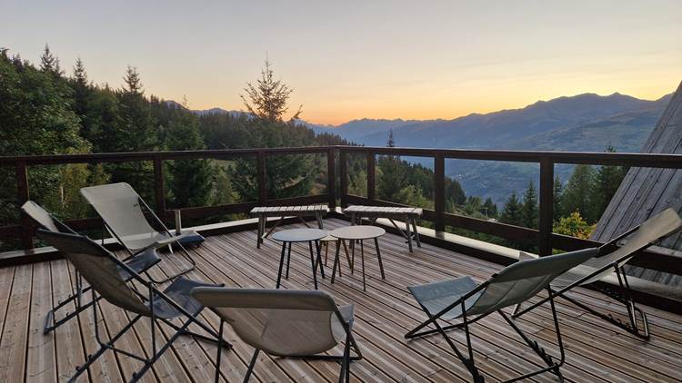 COUCHER DE SOLEIL SUR LA PERRASSE POUR TOUS