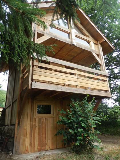 cabane ecolodge - balcon