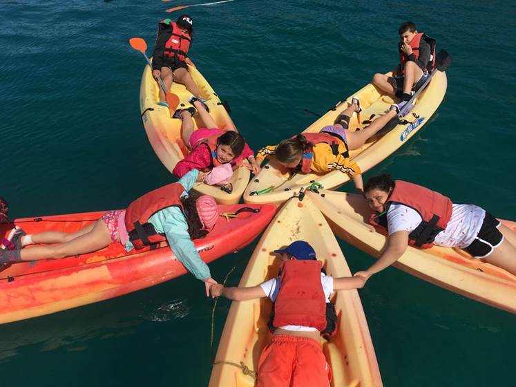 Abbartello canoe de mer kayak paddle Corse étoile de mer