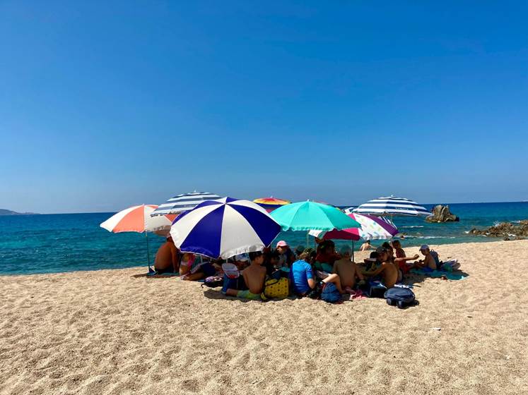 Abbartello kayak Corse centre aere olmeto pique nique