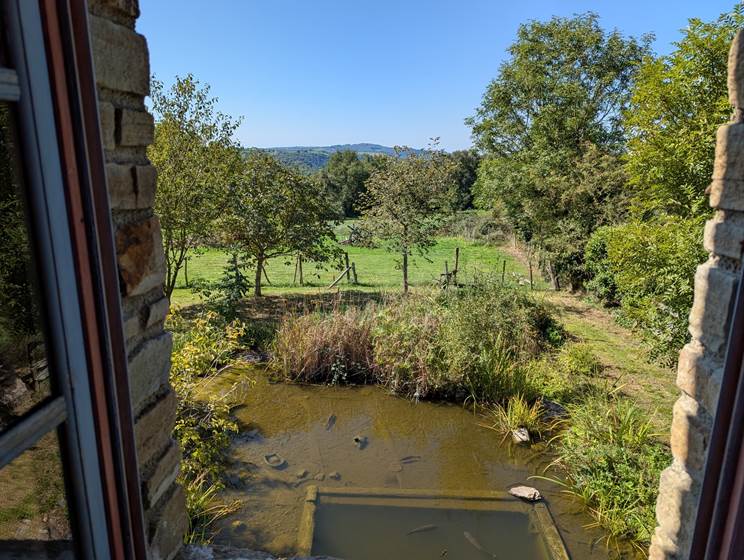 Chambre d'hôtes champêtre - Aveyron - Vue de la fenêtre