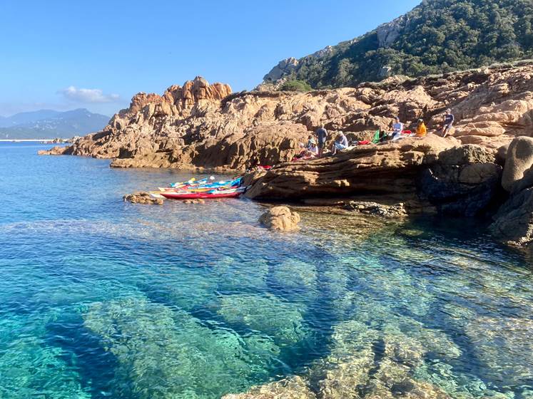 Abbartello kayak itinerance de 2 jours et demi en Corse