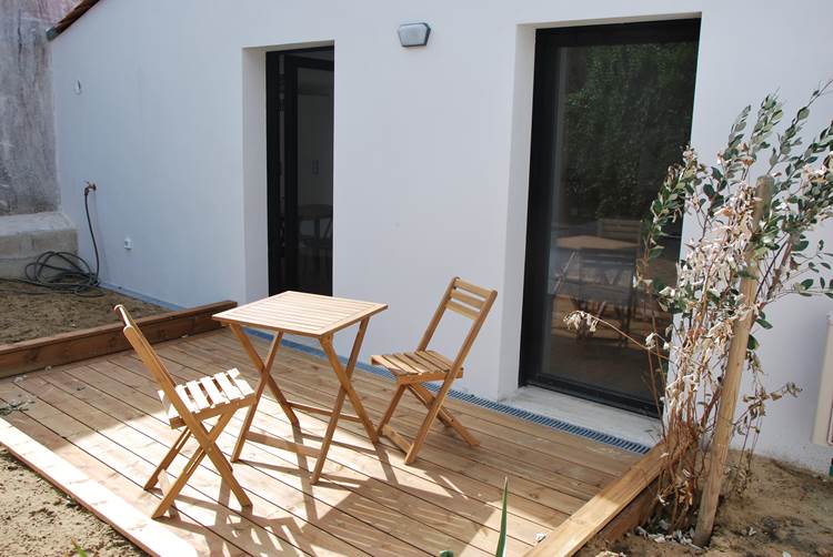 la terrasse privative