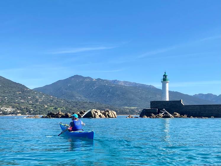 Abbartello kayak Propriano Corse