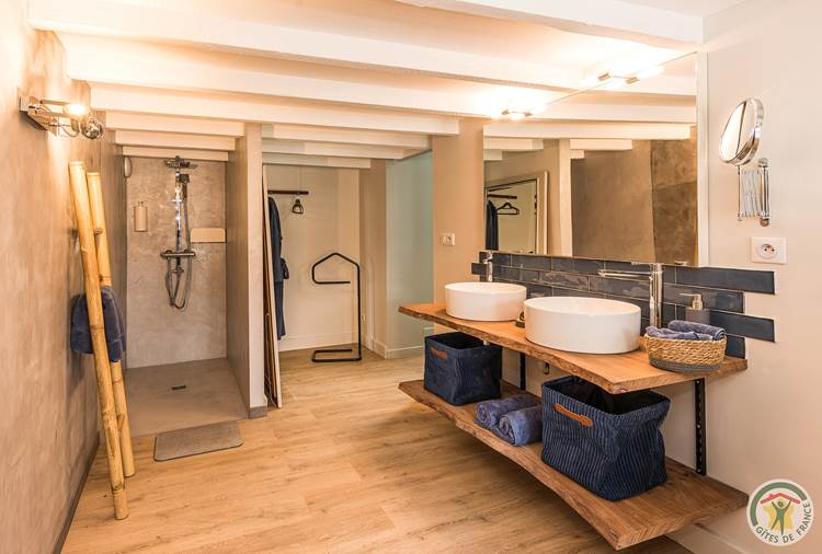 Maison d'hôtes - chambre Prana - salle de bain