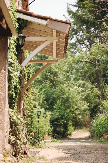 Allée centrale et entrée de Belle Epine