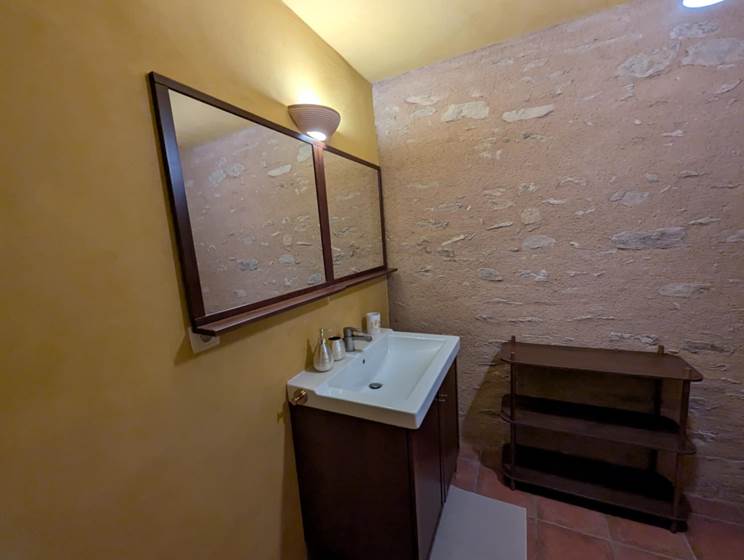 Chambre d'hôtes solaire - Aveyron - Salle de bain privative avec douche