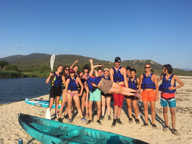 Abbartello kayak Corse longe côte colonies