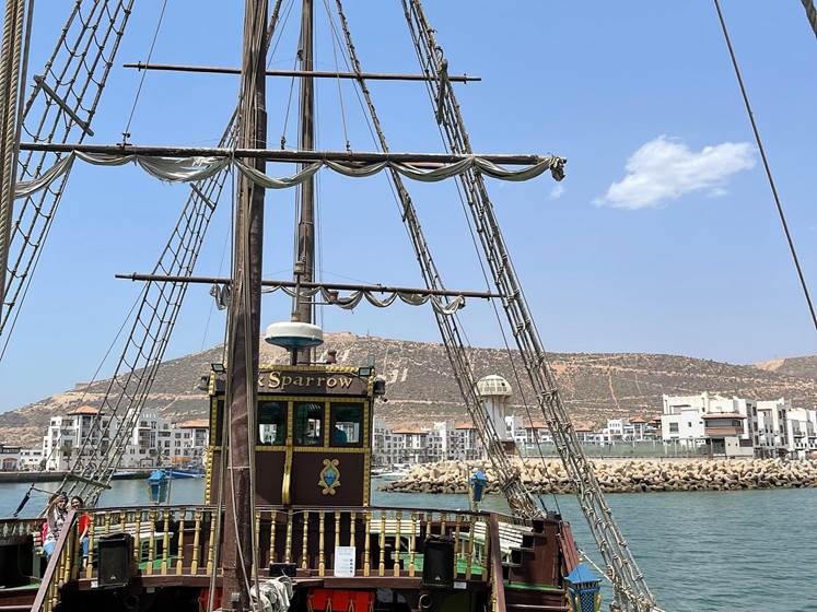BATEAUPIRATEAGADIR-BATEAUJACKSPARROW