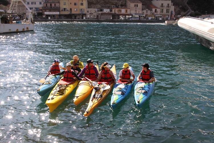Abbartello kayak Corse Bonifacio