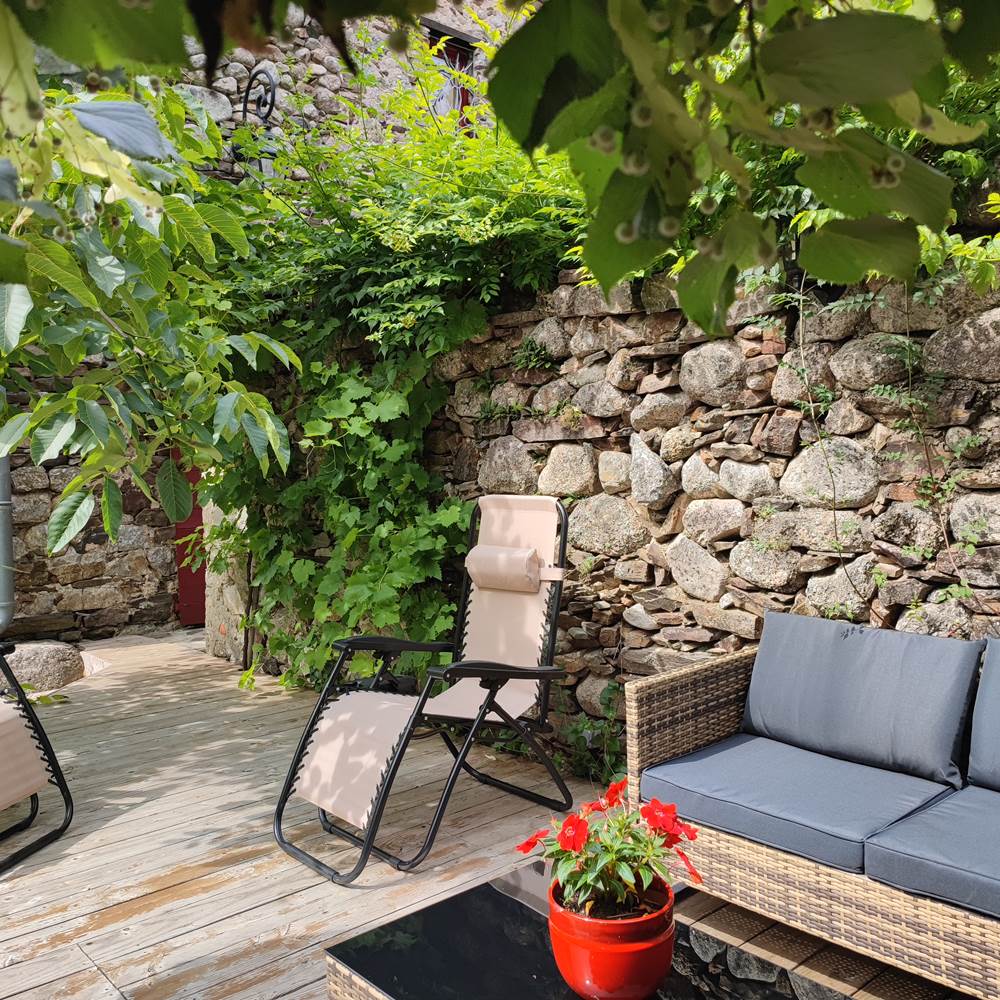 Terrasse non attenante de la chambre du Parpalhon-presta
