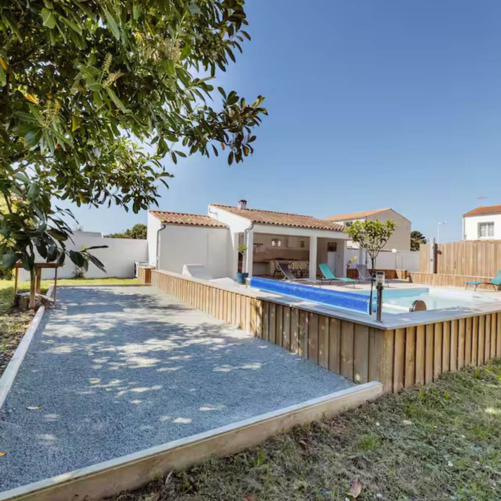 Jardin privé de la Villa du Moulin Blanc 3? à Saint-Pierre-d’Oléron – idéal pour se détendre-gallery