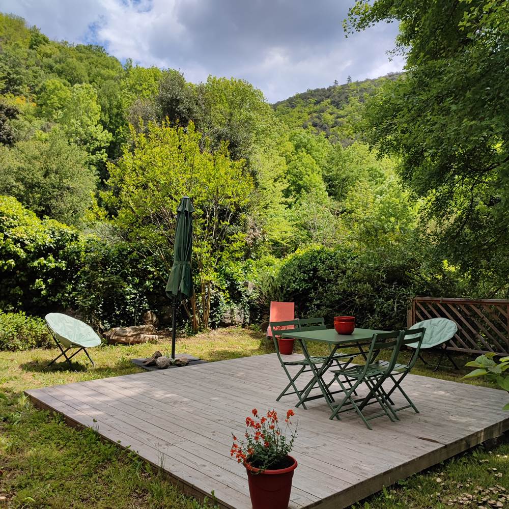 Jardin privatif du gite de la Galineta-presta