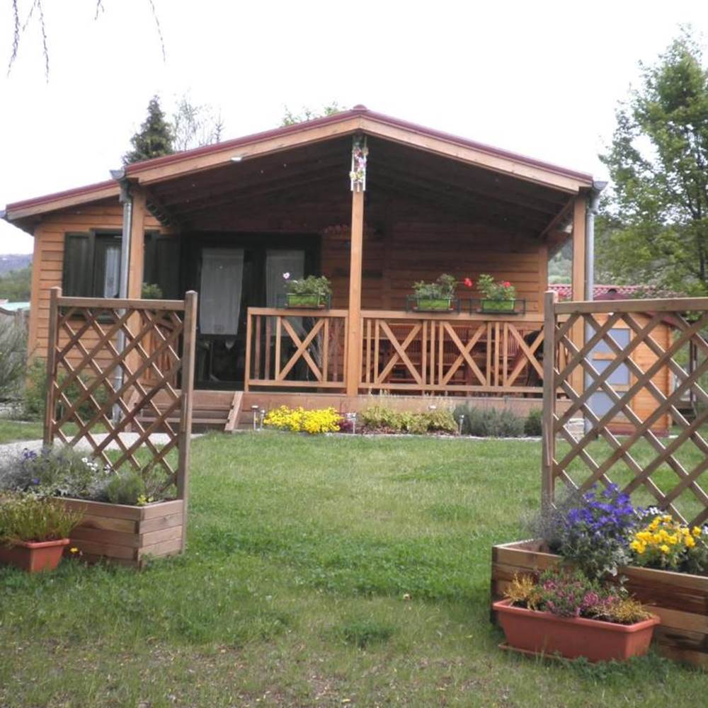 Extérieur du chalet authentique