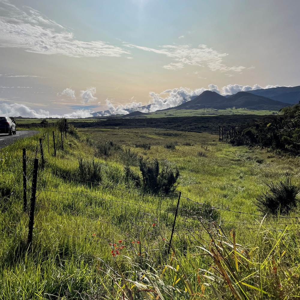 coucher de soleil sur le lodge Belair-gallery