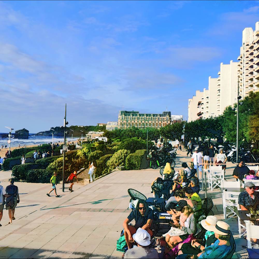 Le Café Bleu Grande Plage VS Gde Plage-presta