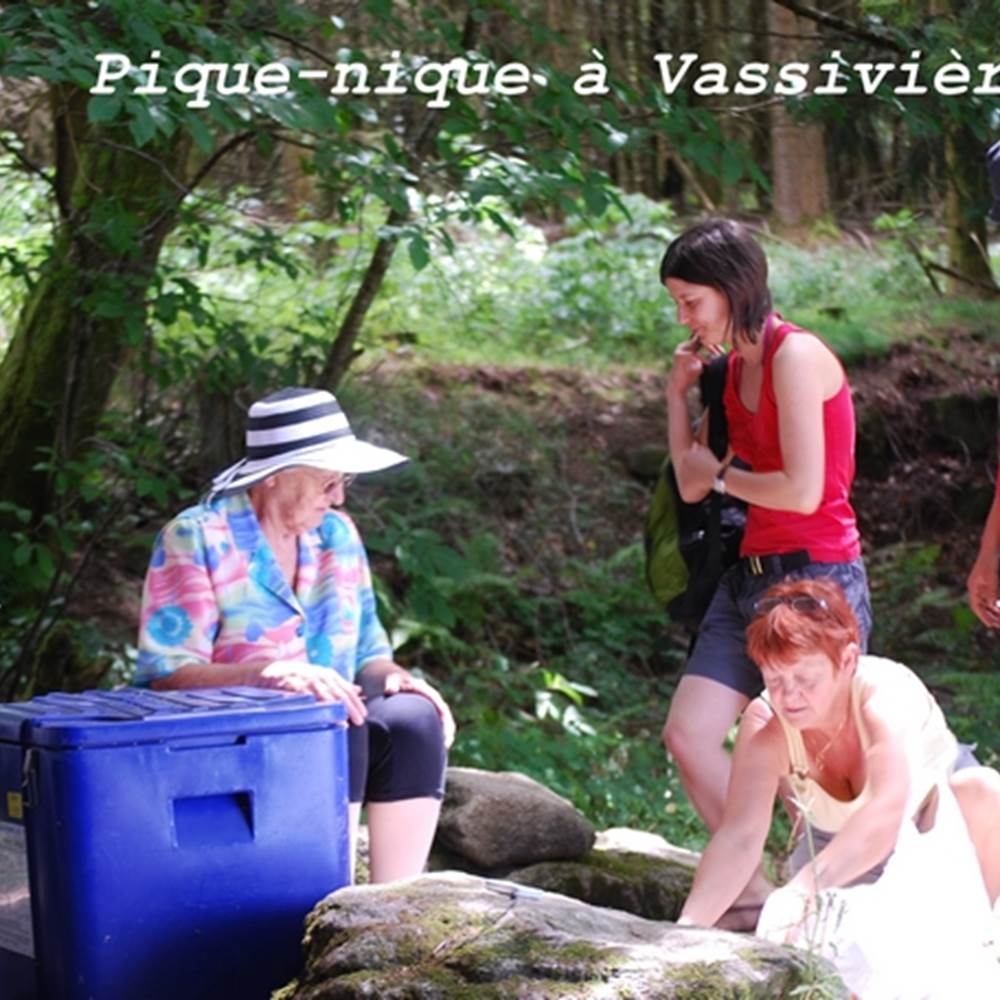 pique-nique à Vassivière