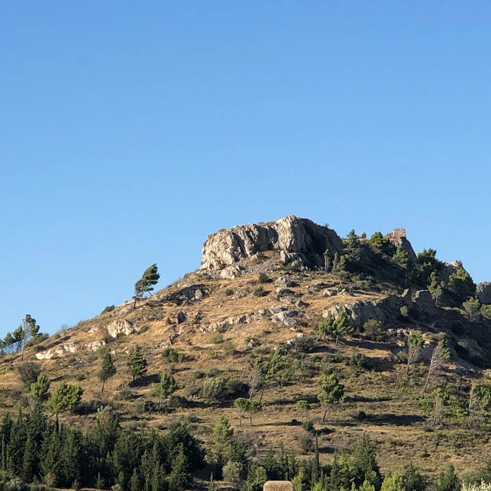 vestiges de l'ancien château de Montséret-presta