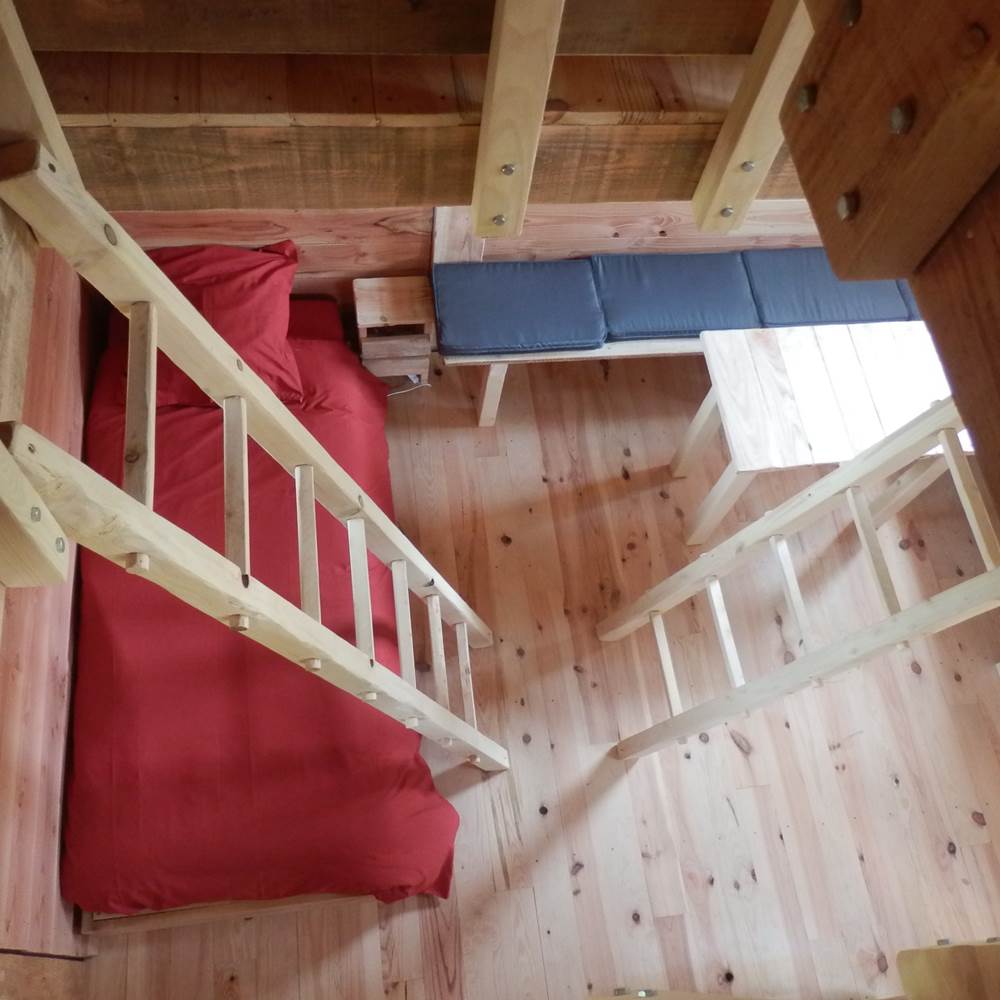 cabane ecolodge - vue d'en haut-presta