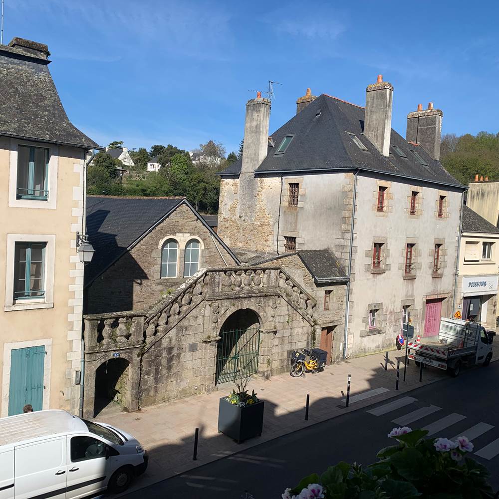 Vue sur le Présidial de l´hôtel de charme à Quimperlé-presta