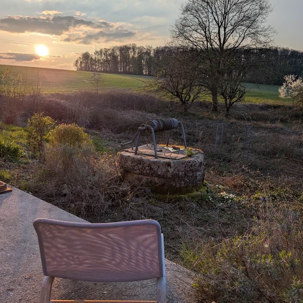 Terrasse couche de soleil