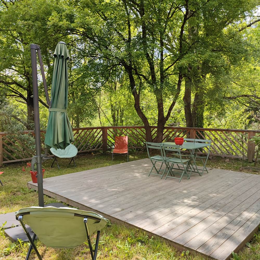 Jardin privatif du gite de la Galineta-presta