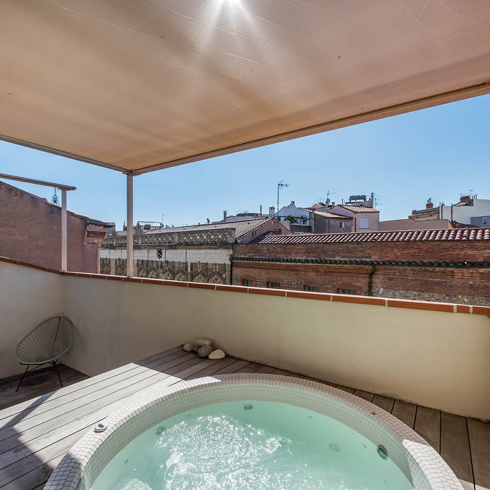 Loge de Mer - Lodge Urbain a Perpignan - Suite Executive - Terrasse privative - Jacuzzi-presta