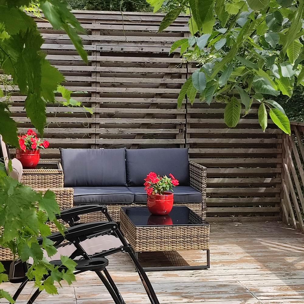 Terrasse non attenante de la chambre du Parpalhon-presta