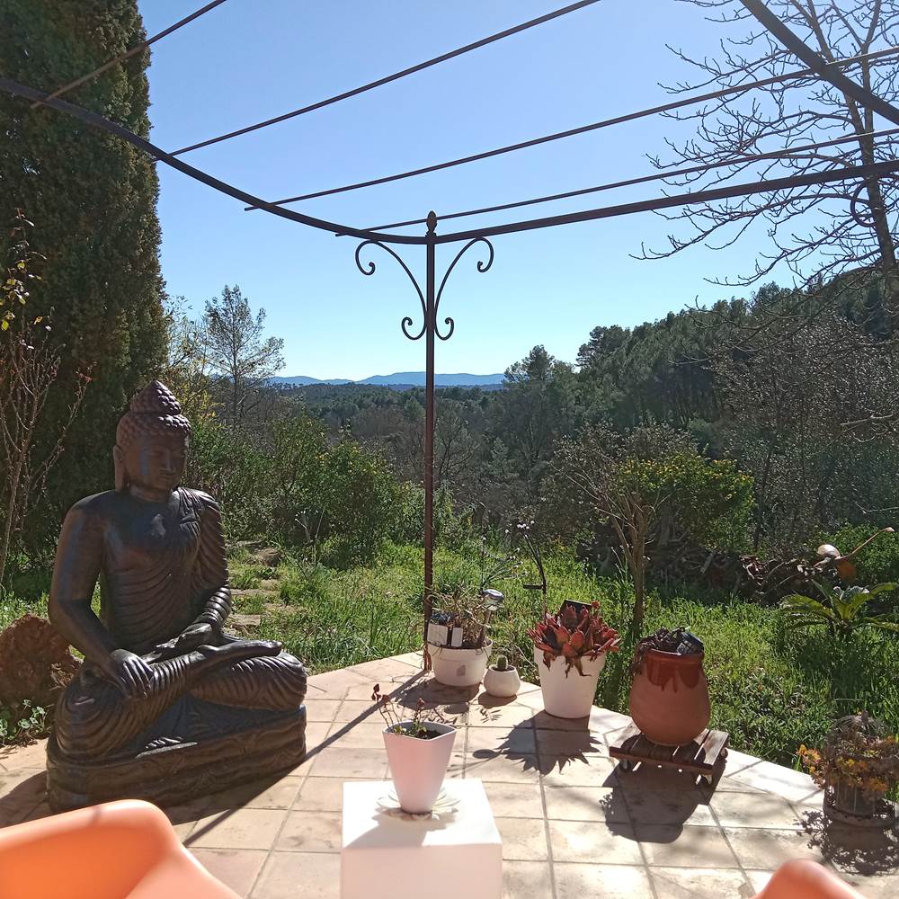 Vue de la Grande Terrasse du Mas-presta