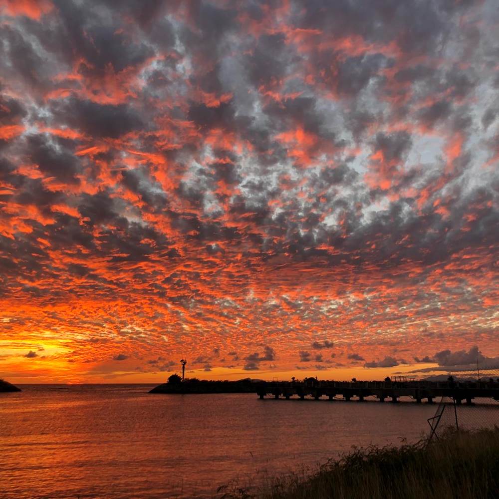 Couché de soleil Marie Galante février 2023-presta