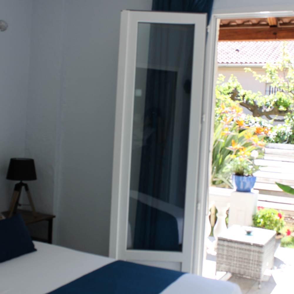 Vue jardin depuis la chambre Lotu-presta