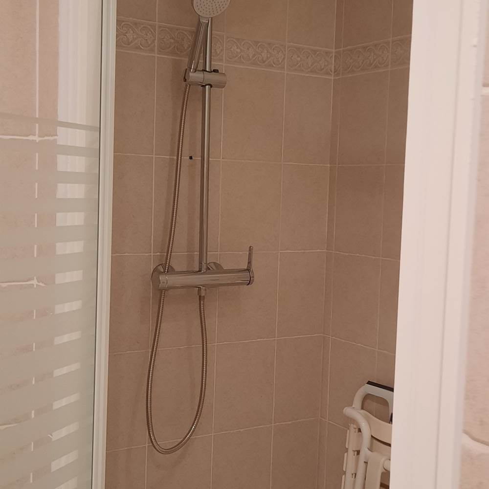salle de bain privative avec douche