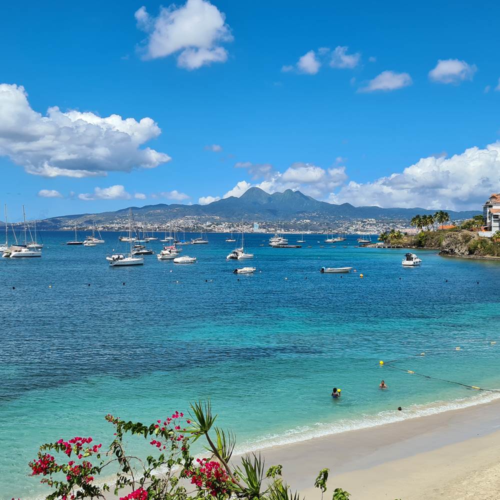 La plage de l'anse Mitan