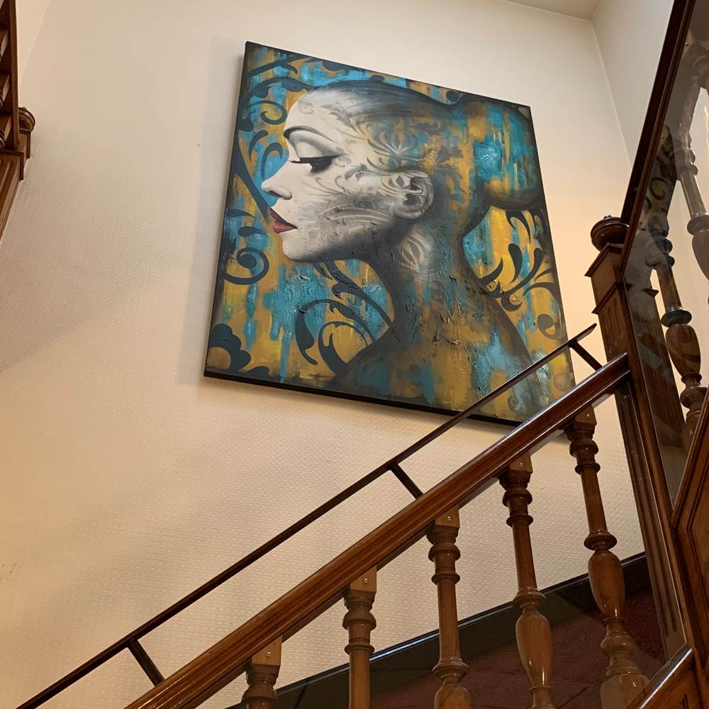 nouvelle peinture à l'Hôtel*** de charme le Vintage à Quimperlé 29300-presta