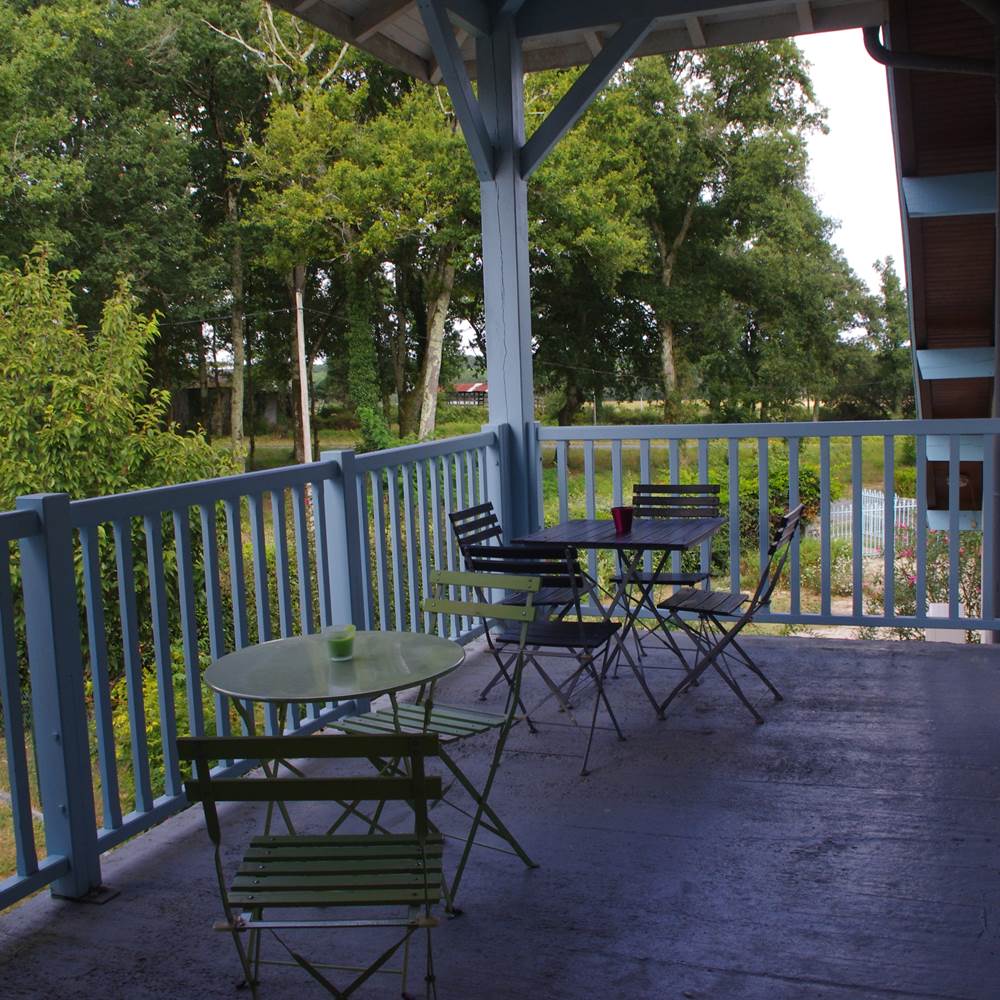 Balcon au niveau des Chambres d'hôtes-presta