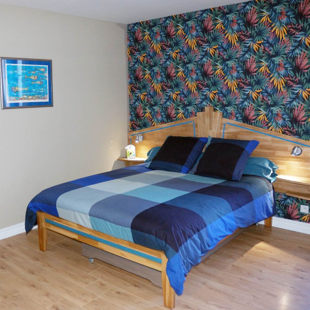 Chambre Gascogne Triple / 1 lit Queen & 1 lit simple - L'HORIZON