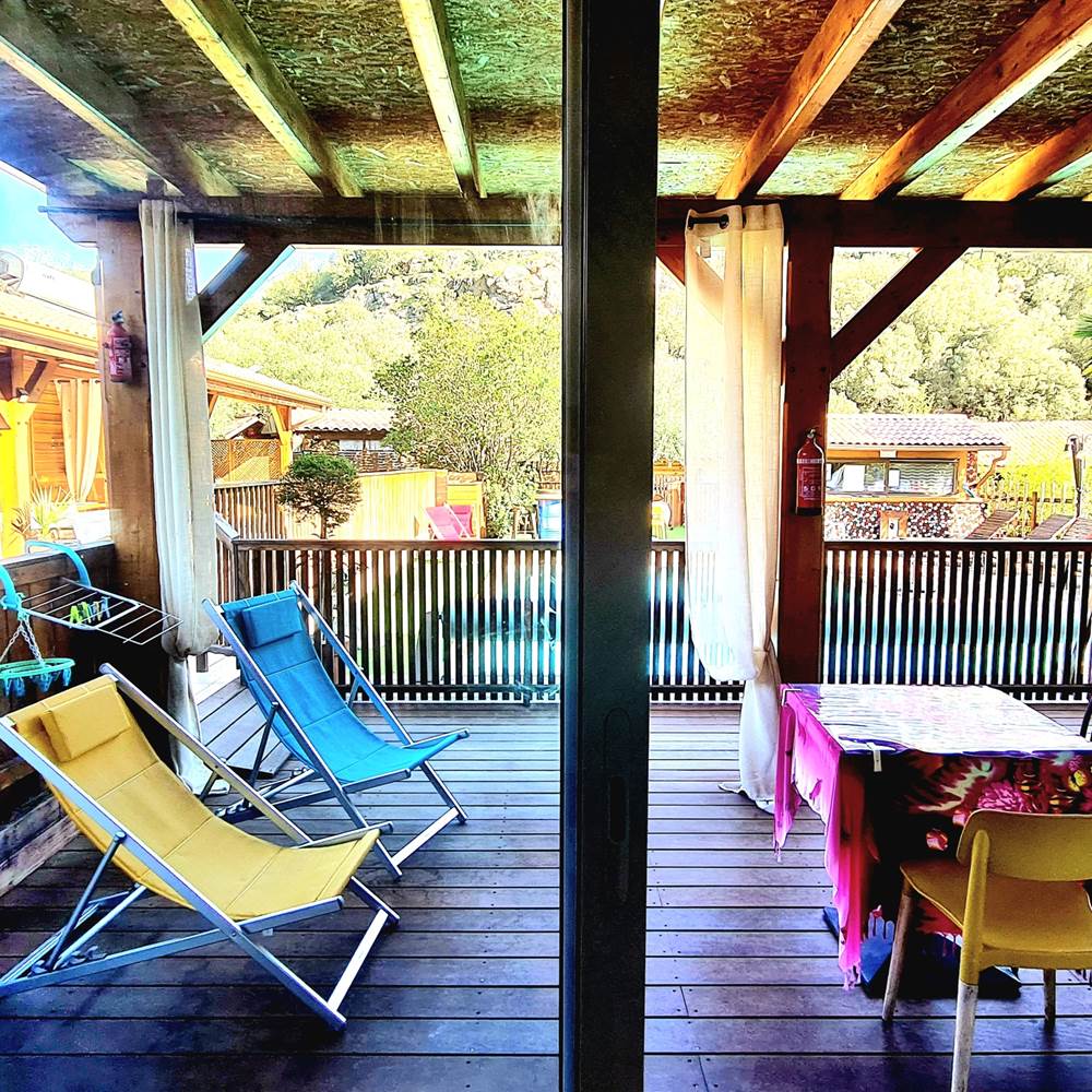 La terrasse de la chambre Restonica-gallery