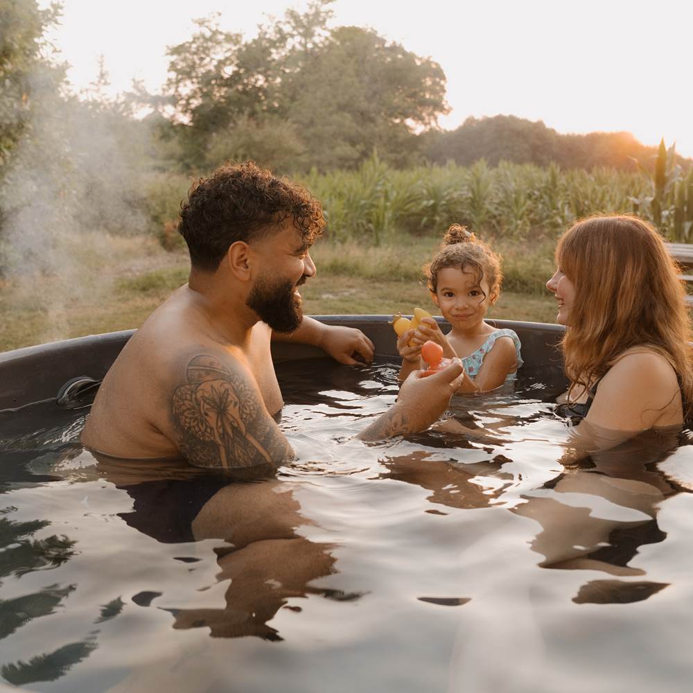 Dans le Dutchtub en famille