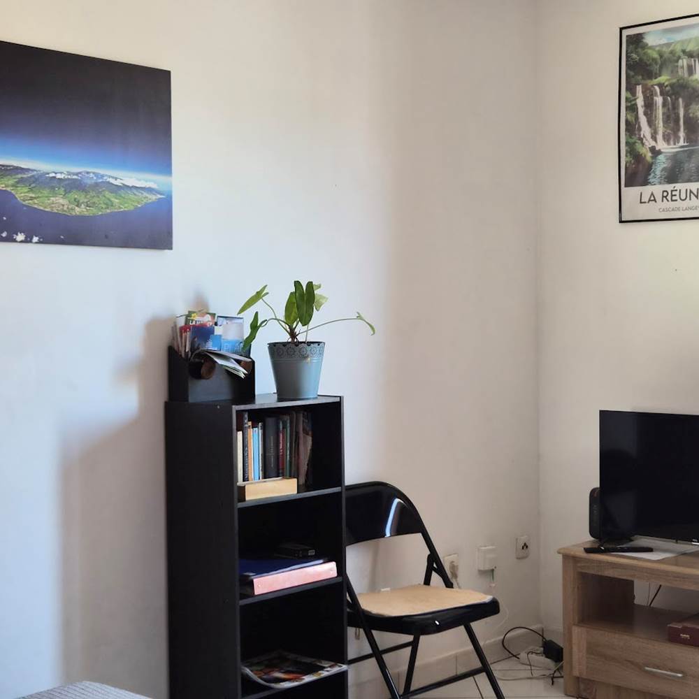 T2 Escale Sudiste, séjour, ventilateur plafond