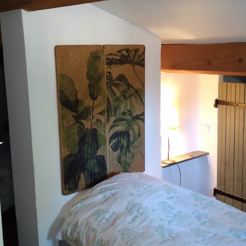 Chambre 3 lits , côté lit simple-presta