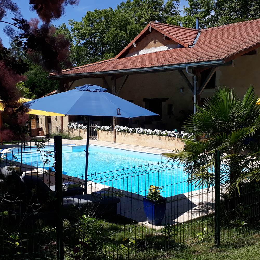 La piscine vue vers la terrasse-gallery