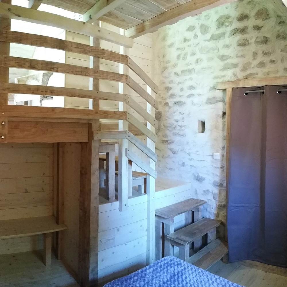 Chambre nature - escalier-presta