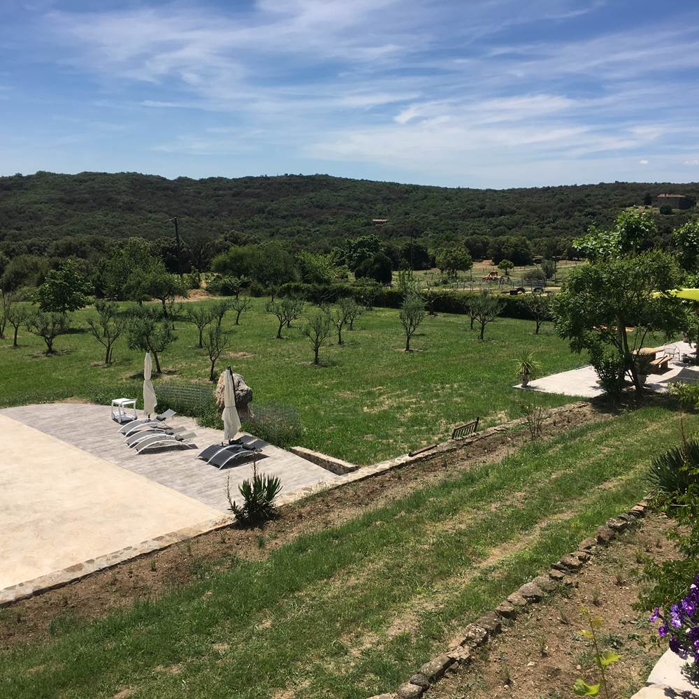 Vu de la Terrasse Clède et Piscine-presta