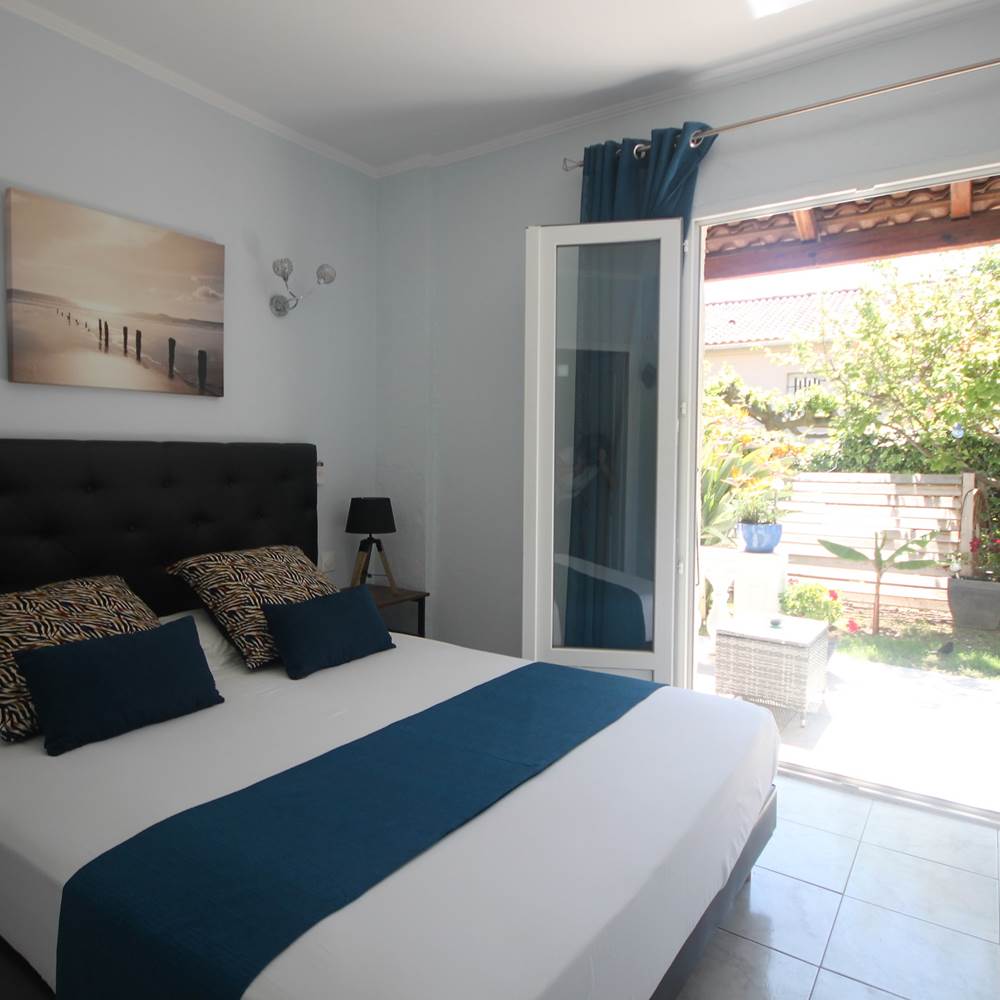 Chambre avec lit en 160 de l'appartement Lotu-presta